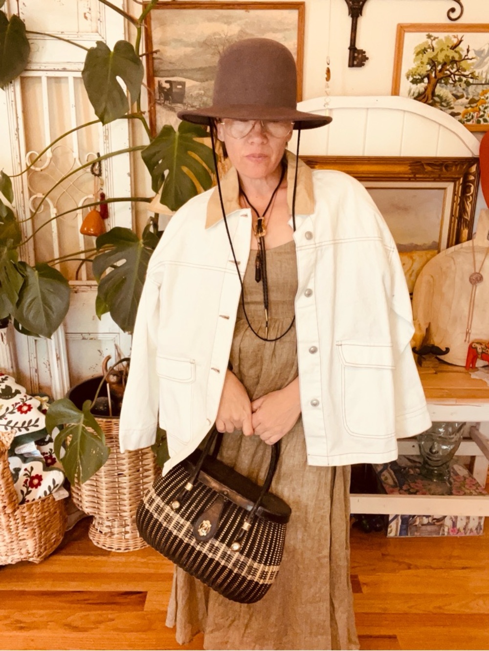 New! The “Adalynn” Barn Coat White Cream Chore Jacket